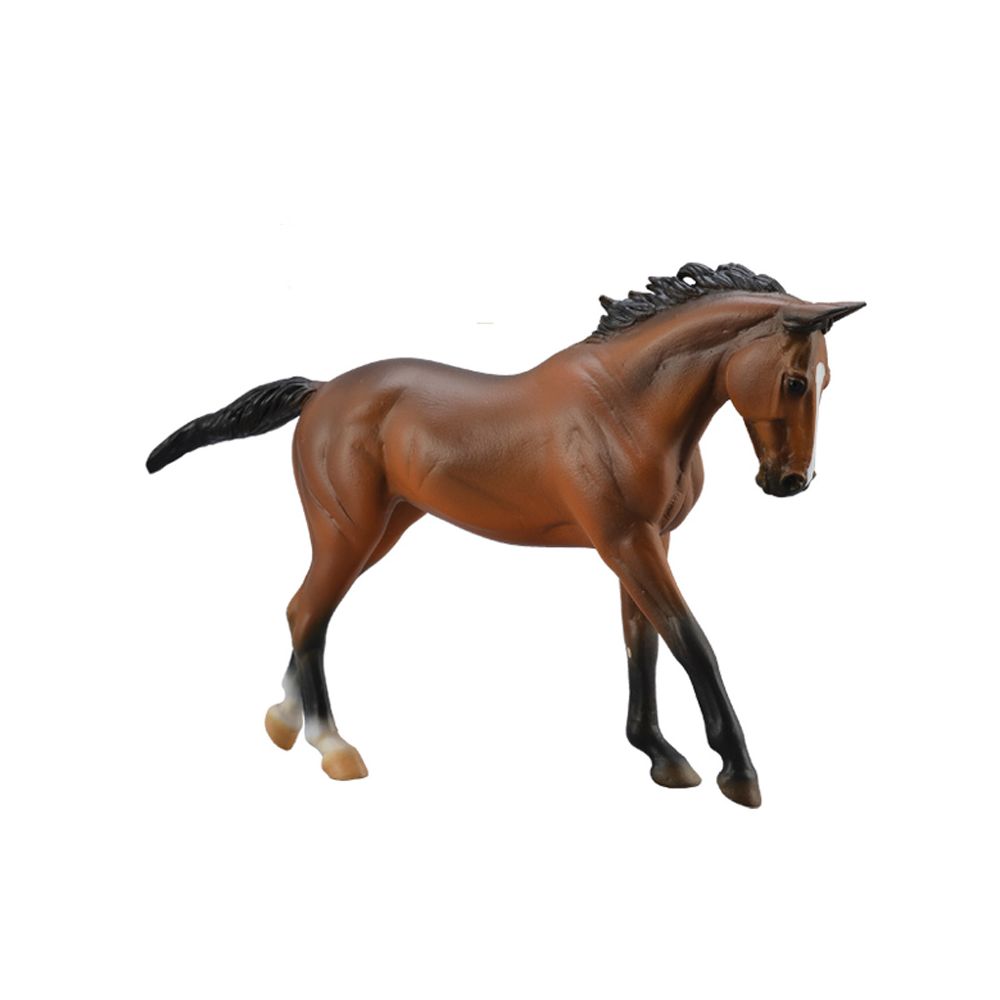 Figurines Collecta - Figurine Cheval : Deluxe 1:12 : Jument Pur sang Bai - Animaux