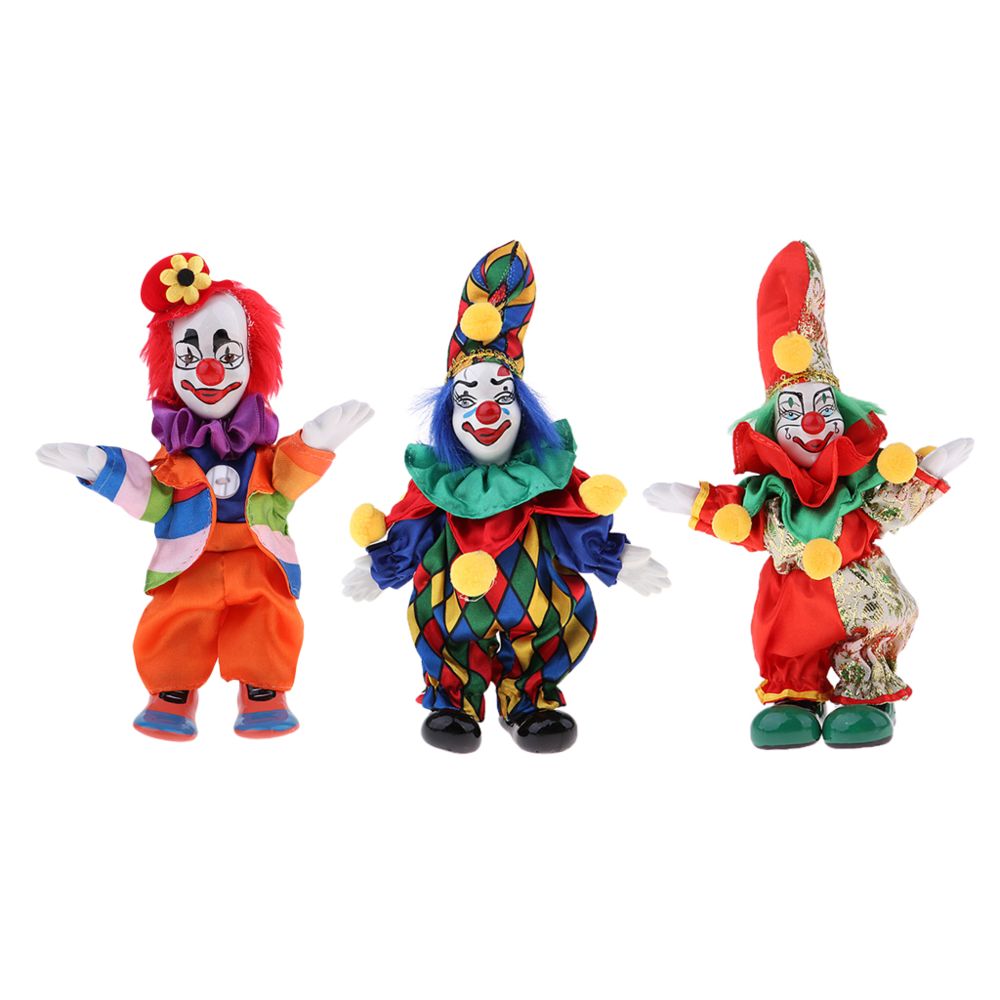 marque generique - Poupées de porcelaine de clown - Poupons