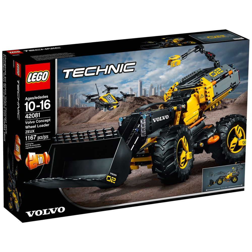Lego - Le tractopelle Volvo Concept ZEUX - 42081  - Briques Lego