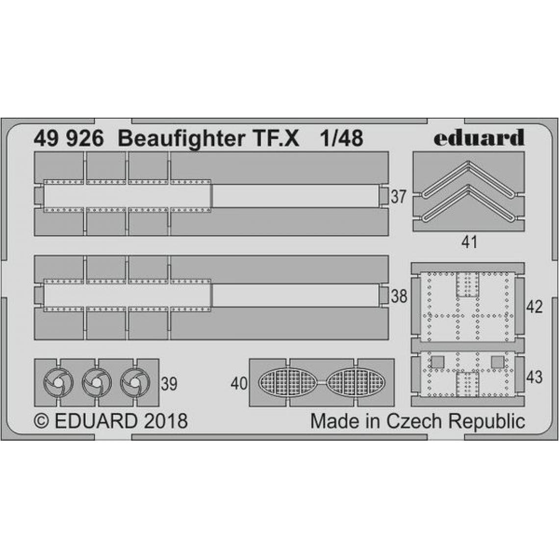 Eduard - Beaufighter TF.X for Revell - 1:48e - Eduard Accessories - Accessoires et pièces