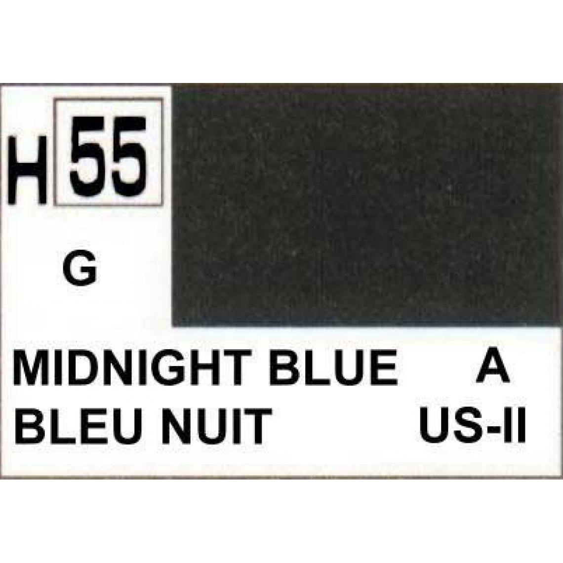 Gunze - H055 Bleu nuit brillant - Accessoires maquettes