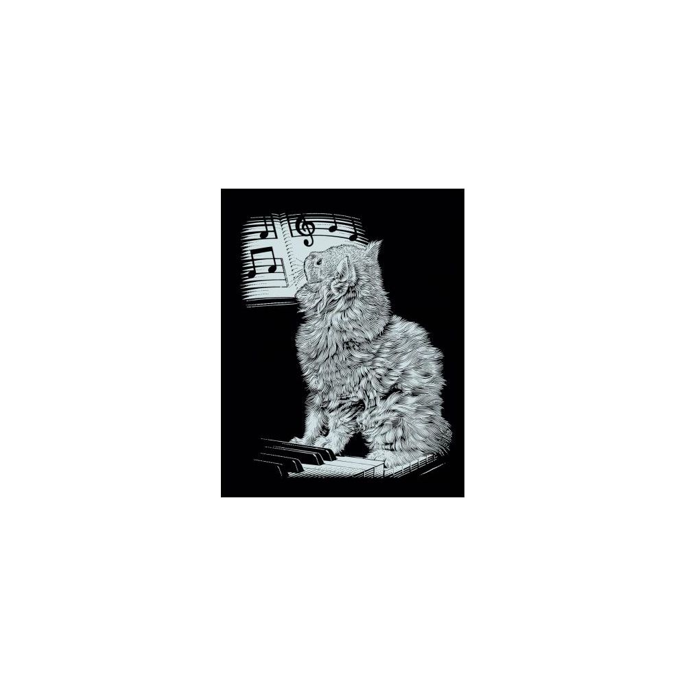 Mammut - Scraper Silber groß - Katze am Piano - Jeux de cartes