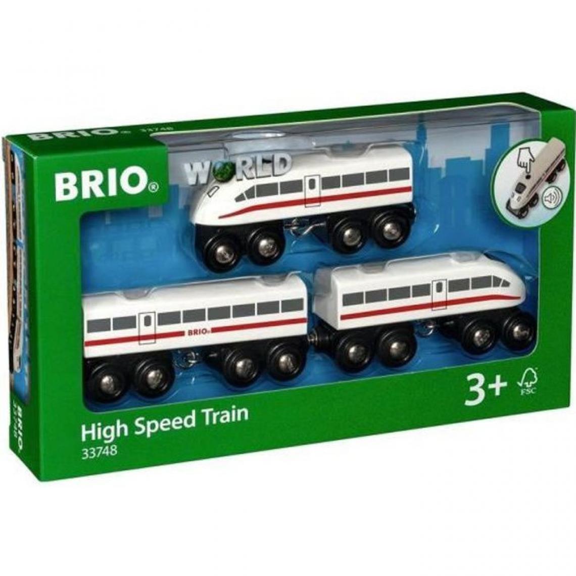 BRIO - Brio World TGV avec Son - Accessoire Circuit de train en bois - Ravensburger - Mixte des 3 ans - 33748 - Hélicoptères RC
