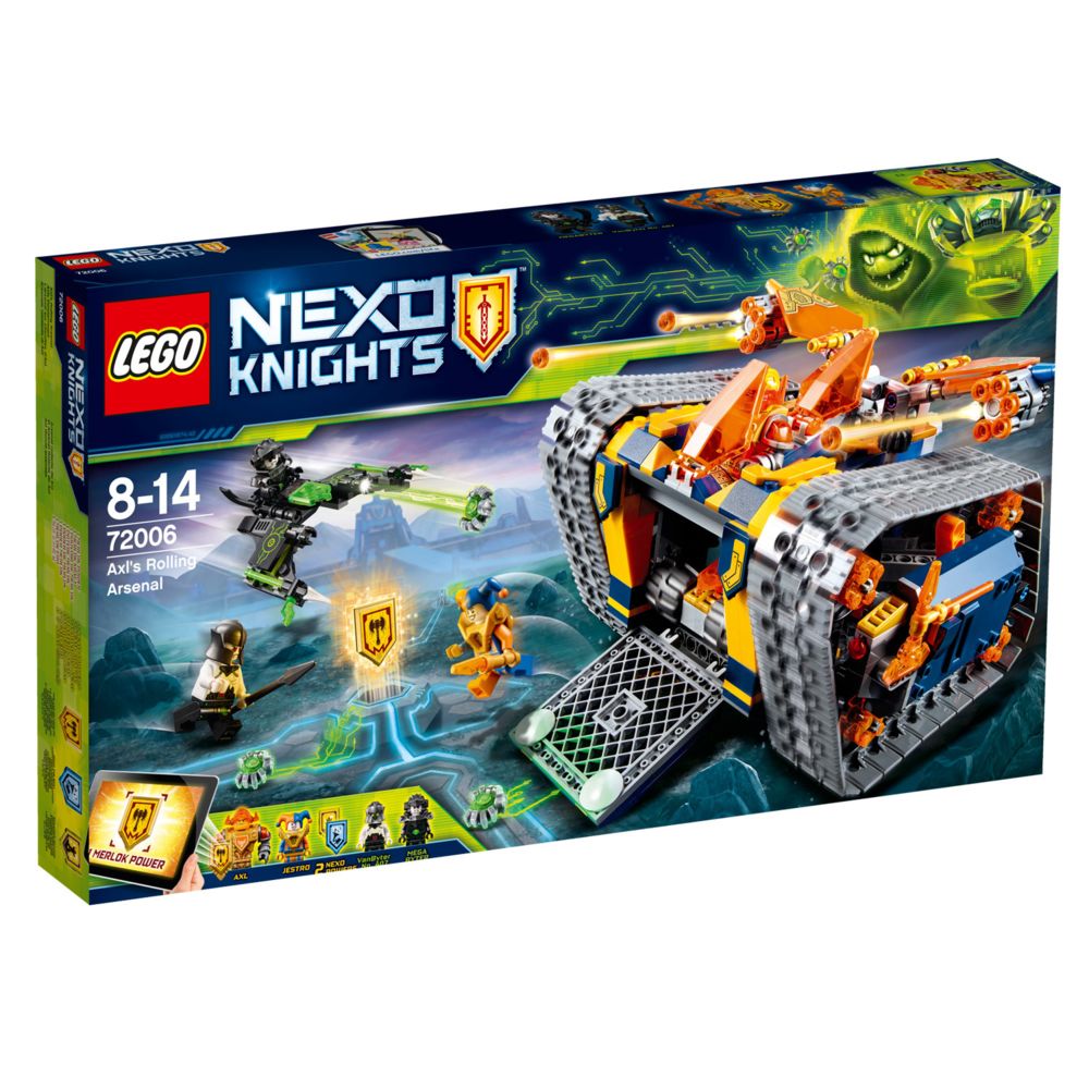 Lego - LEGO® 72006 Nexo Knights TM : L'arsenal sur chenilles d'Axl - Briques Lego