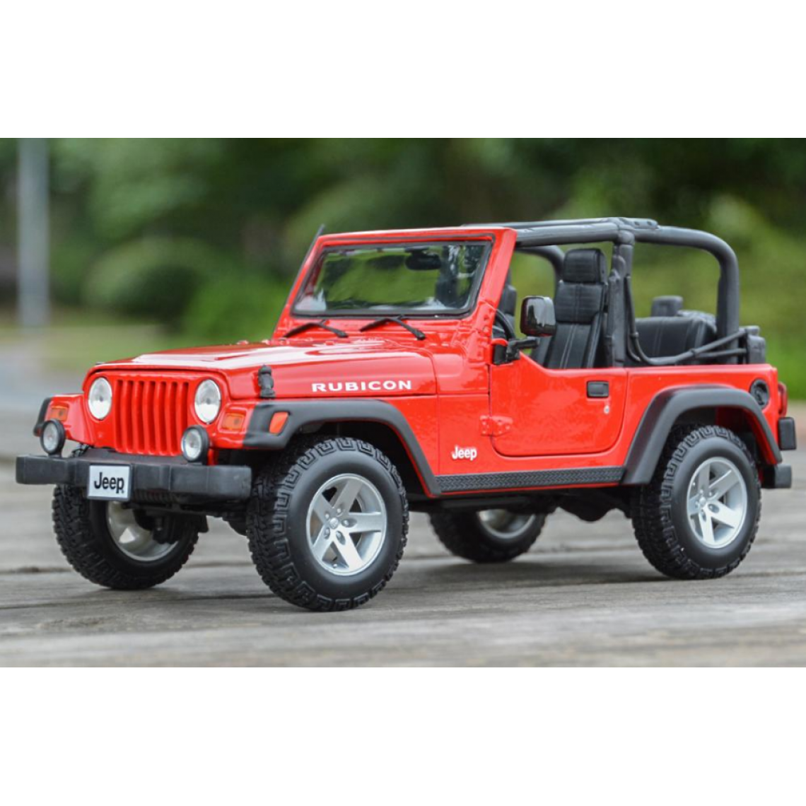 Universal - Jeep, statique, moulée sous pression, modèle de voiture, jouets,(Rouge) - Voitures