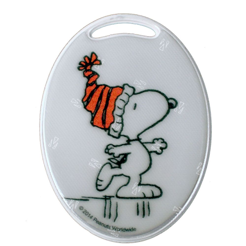 Softreflector - Personnage réfléchissant Snoopy Snoopy patine - Jeux de récréation