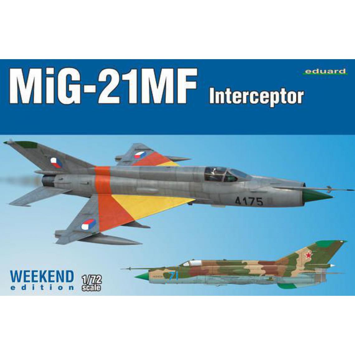 Eduard - MiG-21MF Interceptor, Weekend Edition - 1:72e - Eduard Plastic Kits - Accessoires et pièces