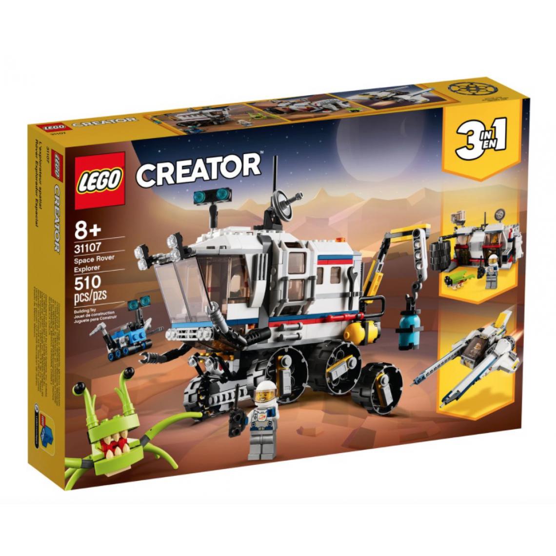 Lego - 31107 L explorateur spatial LEGO® Creator 3 en 1 - Briques Lego