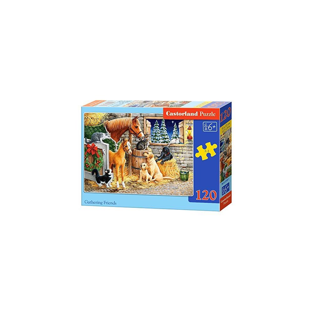 Castorland - Castorland Gathering Friends Jigsaw Puzzle (120 Piece) - Accessoires Puzzles