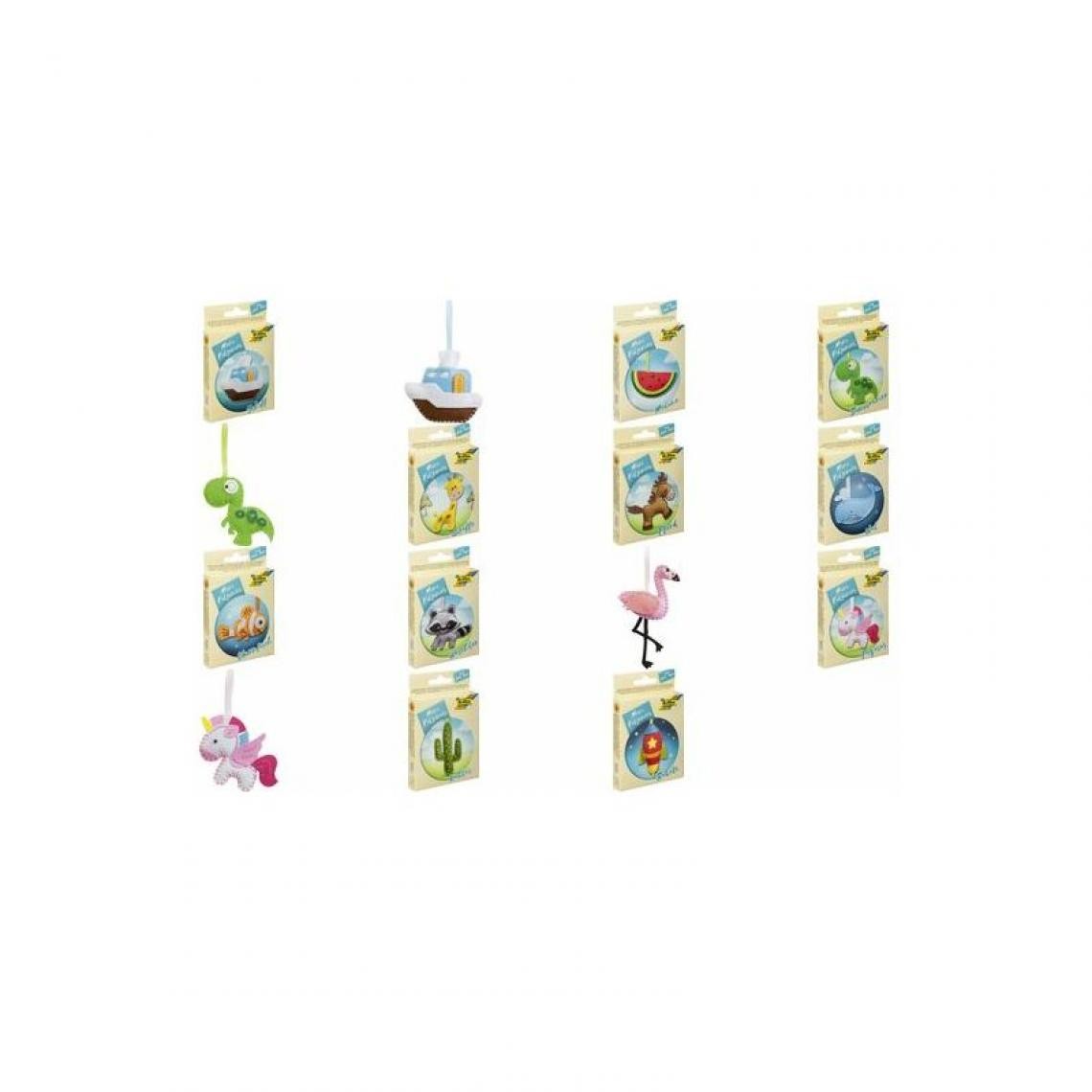 Folia - folia Mini kit de couture de feutrine 'Filzinies' 11 pièces () - Bricolage et jardinage