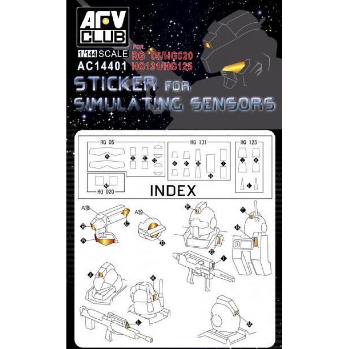 Afv Club - Sticker for Simulating Sensors - 1:144e - AFV-Club - Accessoires et pièces