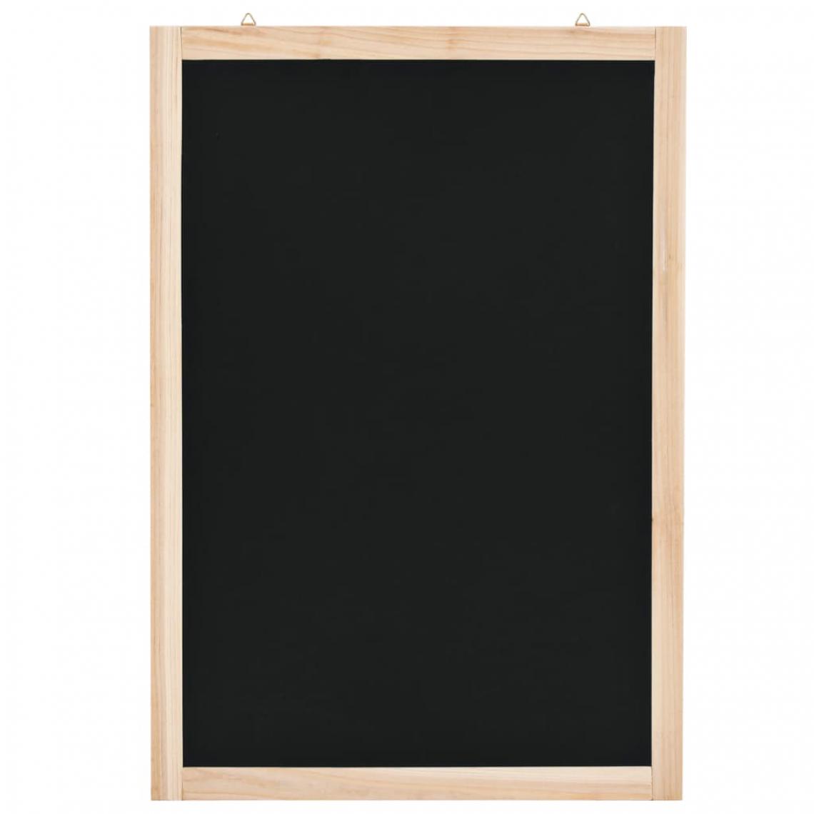 Icaverne - sublime Matériel de présentation et d'affichage reference Mascate Tableau noir mural Bois de cèdre 40 x 60 cm - Ardoises et tableaux