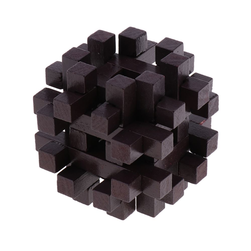 marque generique - 16 pièces blocs en bois kong ming serrure cerveau teaser intelligence jouet - Jeux éducatifs