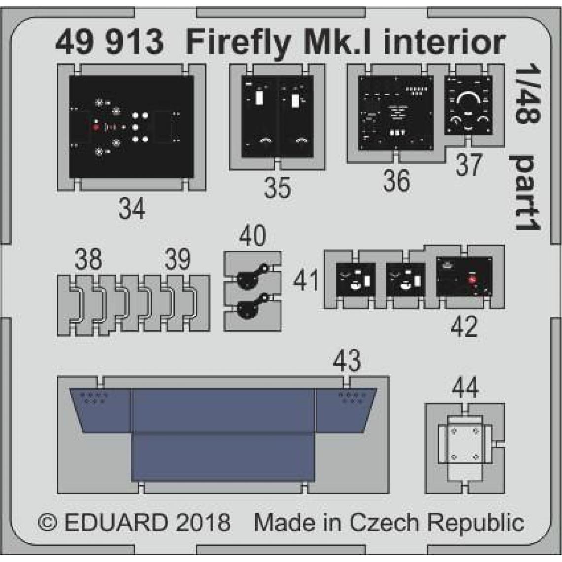 Eduard - Firefly Mk.I interior for Trumpeter - 1:48e - Eduard Accessories - Accessoires et pièces