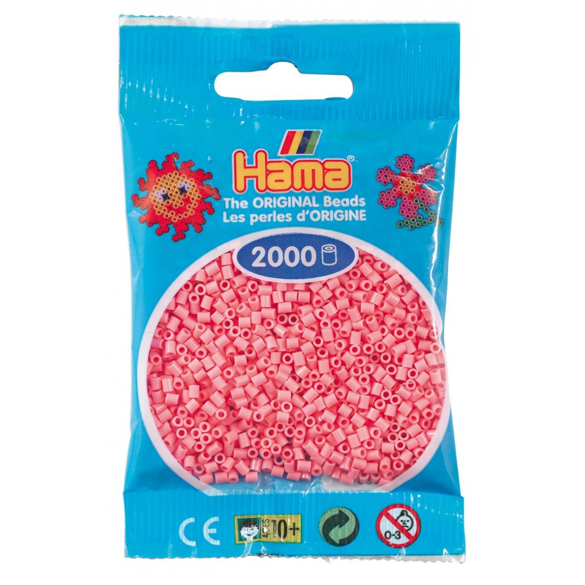 Hama - 2 000 perles mini (petites perles Ø2,5 mm) rose - Hama - Perles