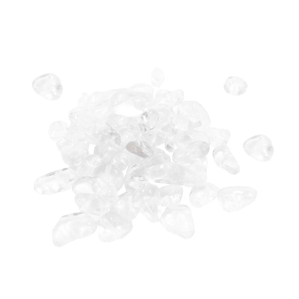 marque generique - 20g pierres naturelles perles lâches bijoux bricolage conclusions 6 # blanc cristal - Perles
