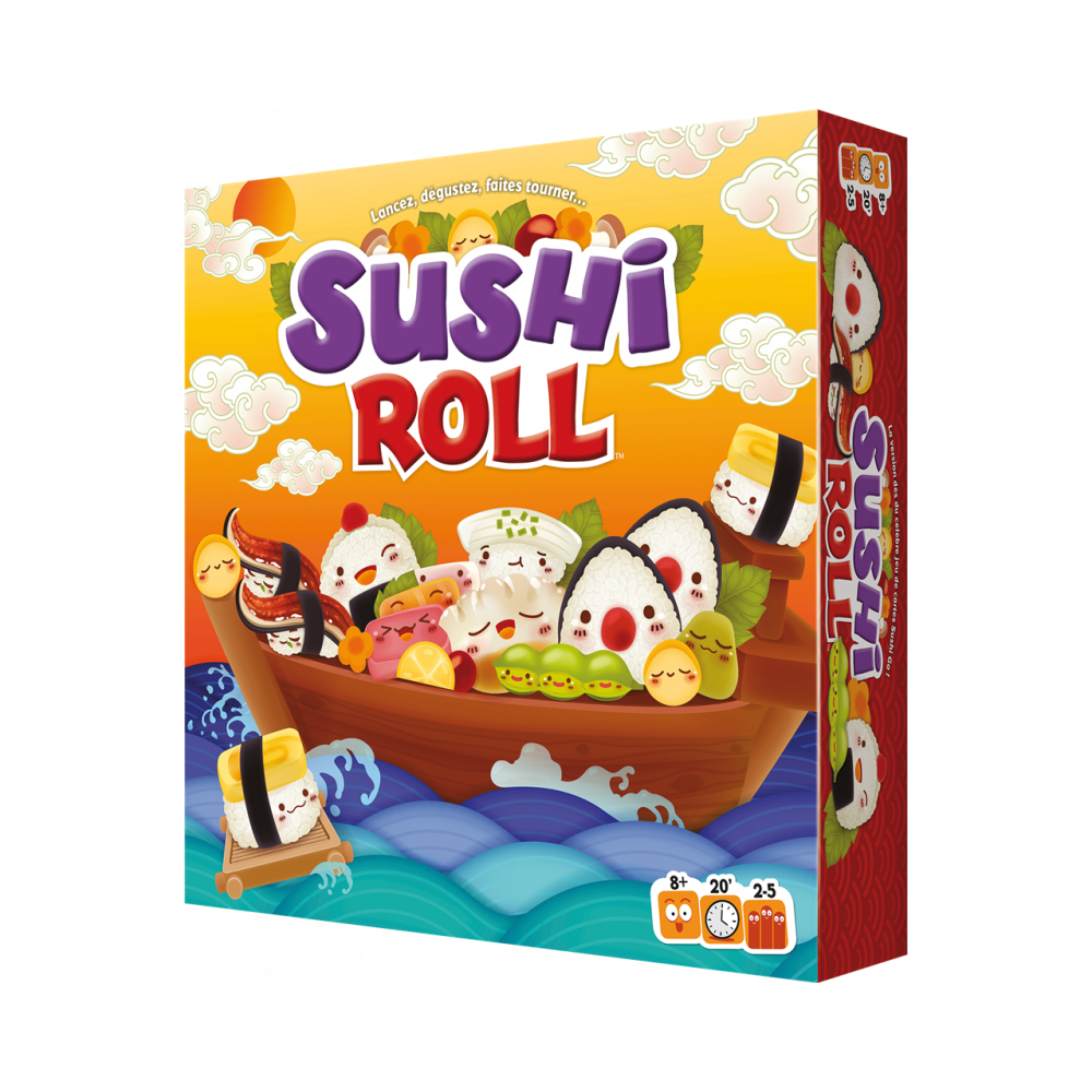 marque generique - Jeu de société Sushi Roll - Cocktail Games - 2 à 5 joueurs - Dès 8 ans - jeu de base - Jeux d'adresse