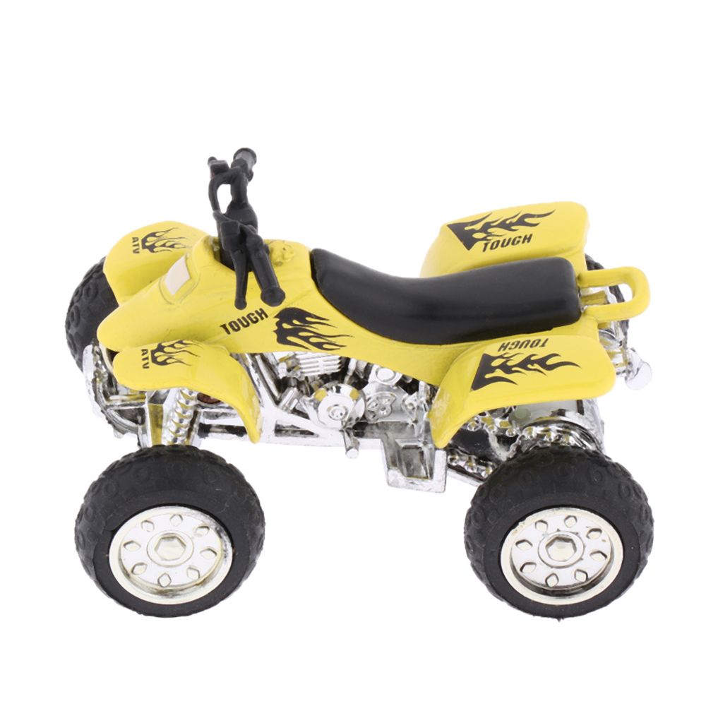 marque generique - Tirez sur véhicule assorti véhicules de construction jouet mini voiture jouet jaune - Voitures