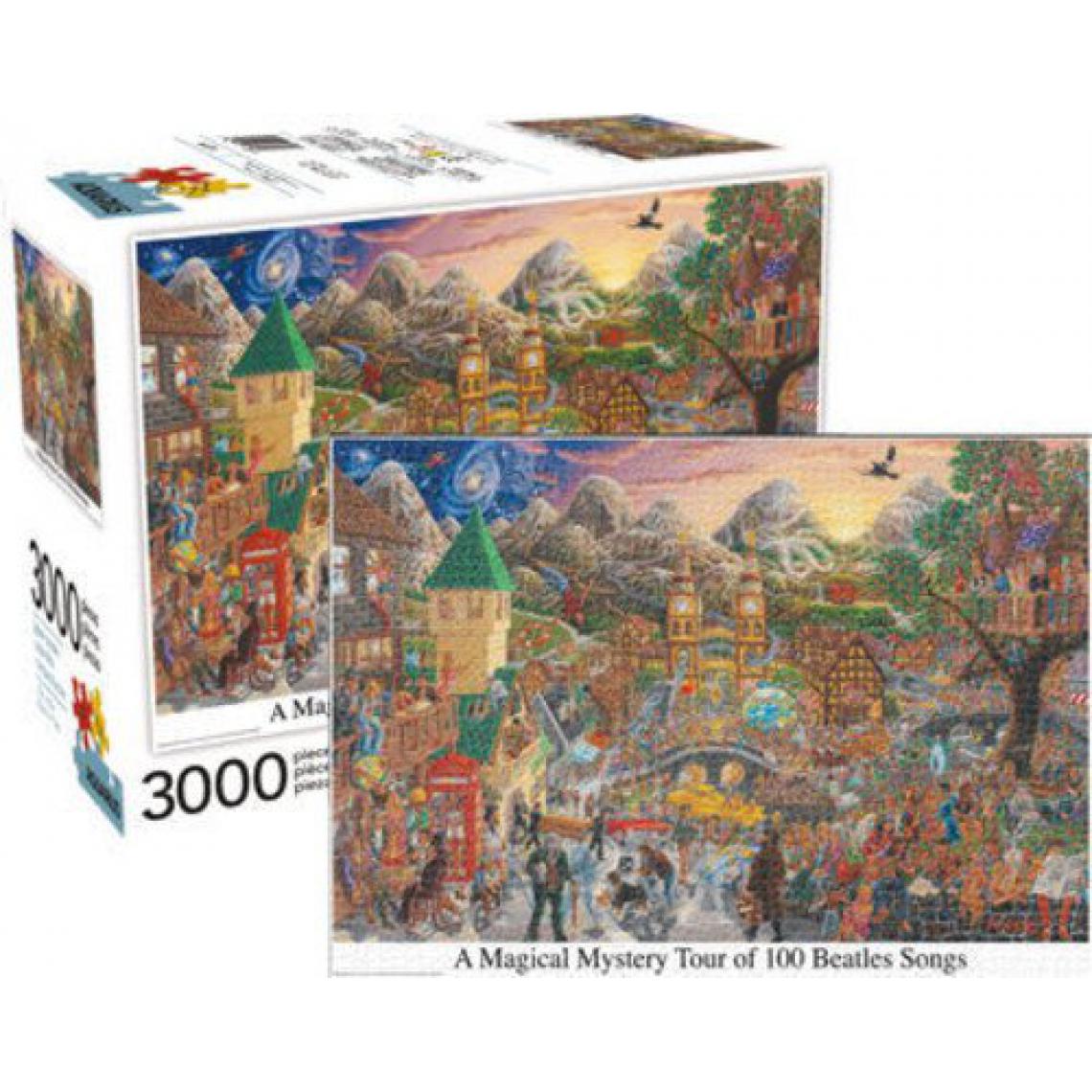 Aquarius - AQUARIUS Puzzle 3000 pieces A Magical Mystery Tour of 100 Beatles Songs - 68504 - Accessoires Puzzles