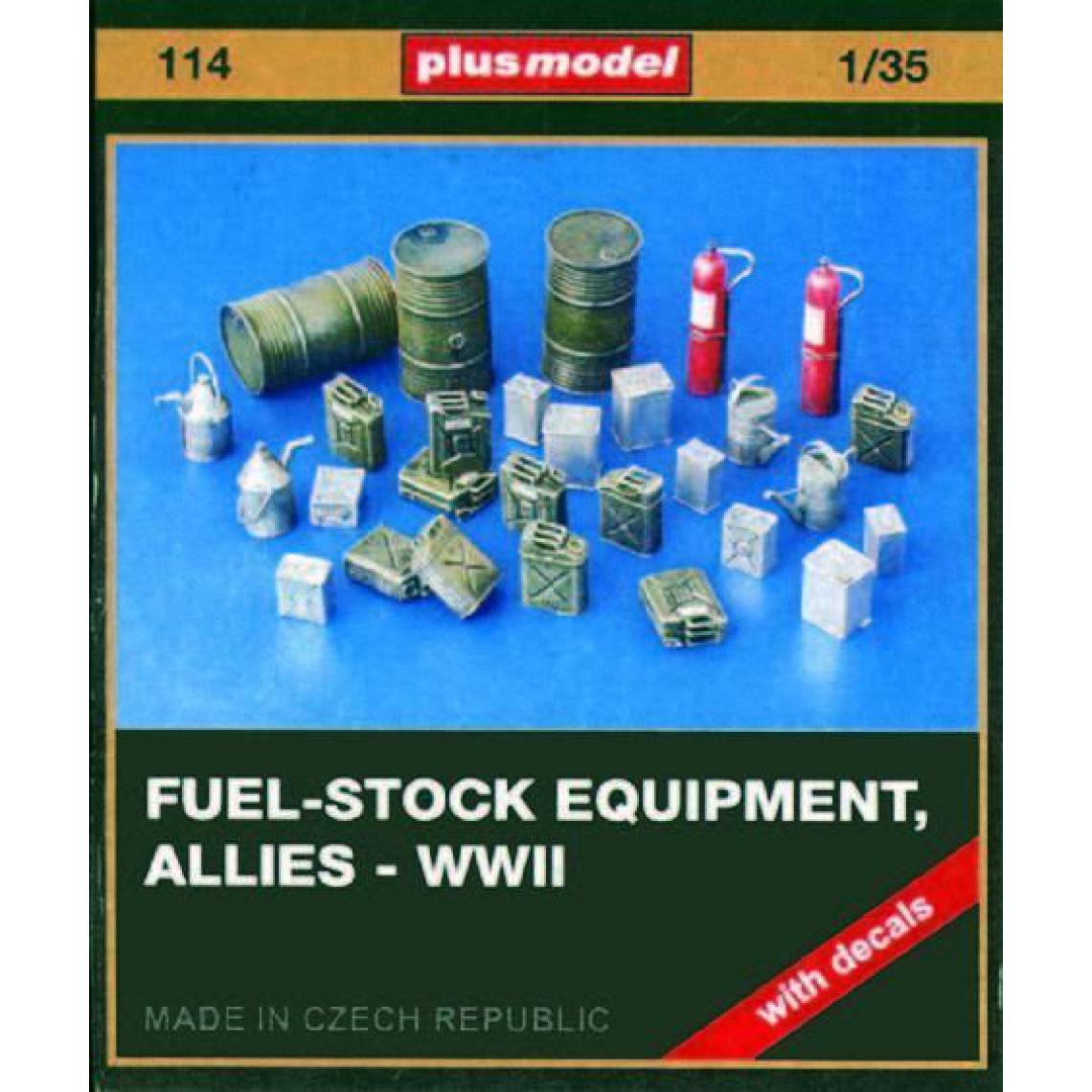 Plus Model - Tanklager Zubehör Alliierte WW II - 1:35e - Plus model - Accessoires et pièces