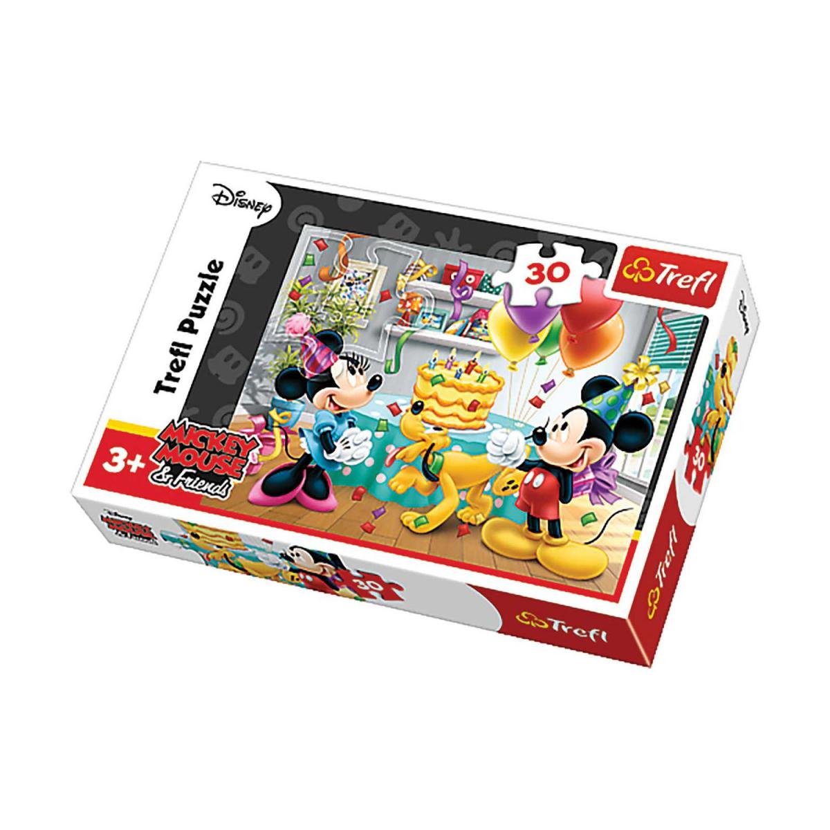 Imagin - Puzzle Mickey Le gâteau - + 3 ans - 30 pièces - Puzzles Enfants