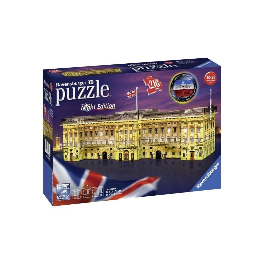marque generique - PUZZLE Puzzle 3D Buckingham Palace illuminé - Animaux