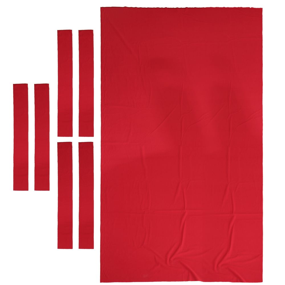 marque generique - Rouge Professionnel D'accessoires De Feutre De Table De Billard Du Tissu 9ft De Table De Billard Rouge - Tables de billard