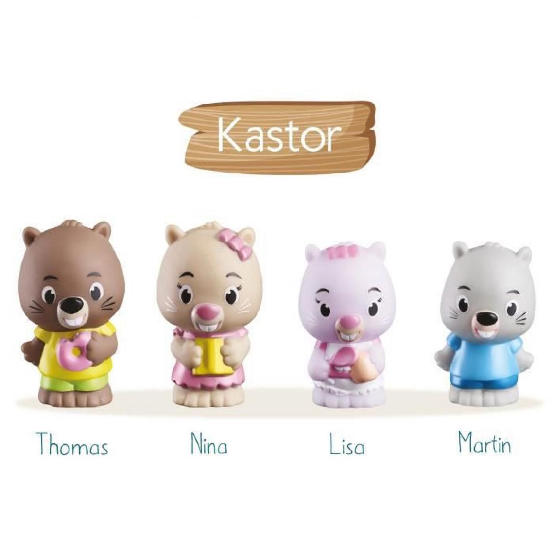 Vulli - KLOROFIL Lot de 4 personnages famille Kastor - Films et séries