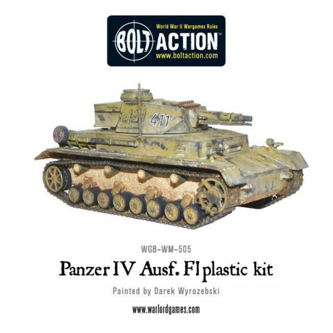 Warlord Games - Panzer IV Ausf.Réservoir moyen F1 / G / H - Figurines militaires
