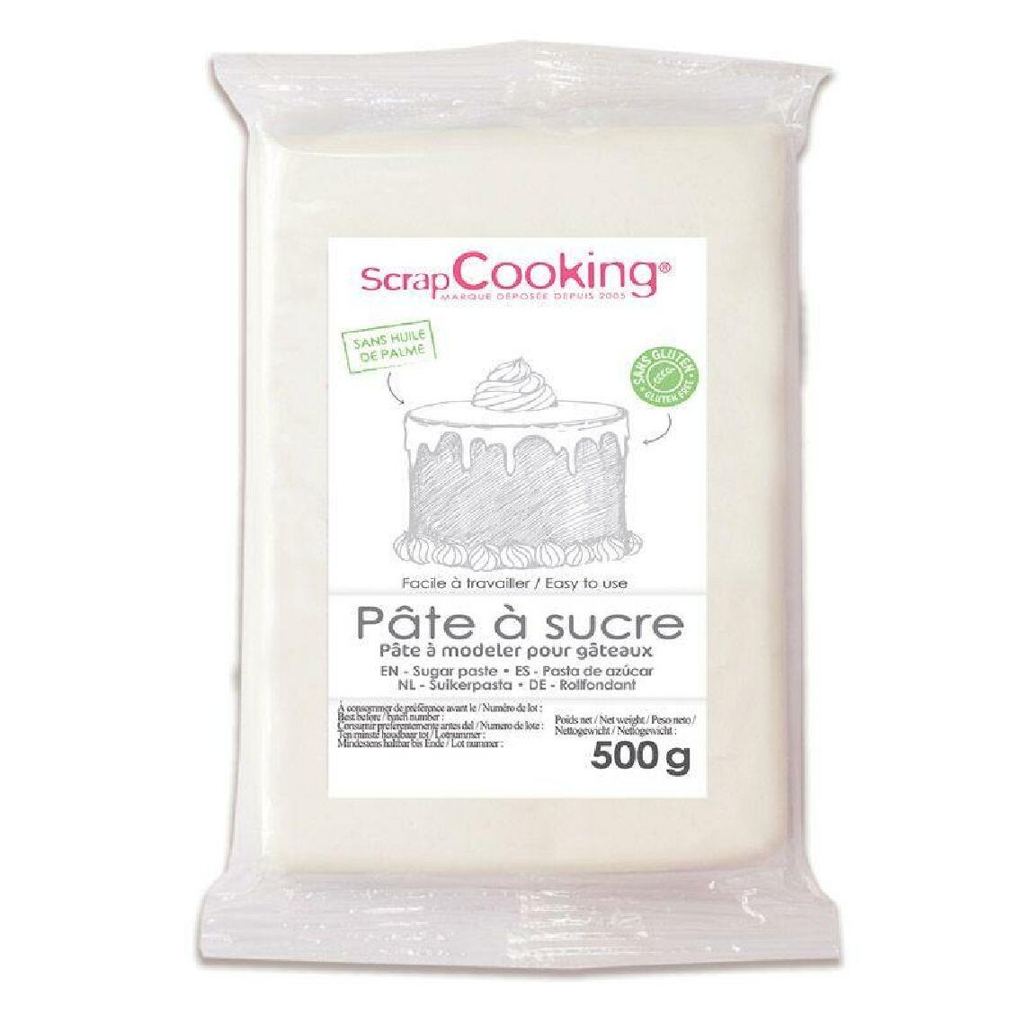 Scrapcooking - Pâte à sucre blanche 500 g - Kits créatifs