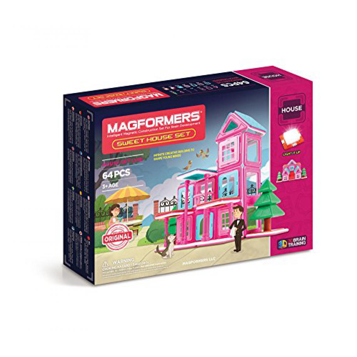Magformers - Magformers Sweet House Set (64 pièces) - Briques et blocs