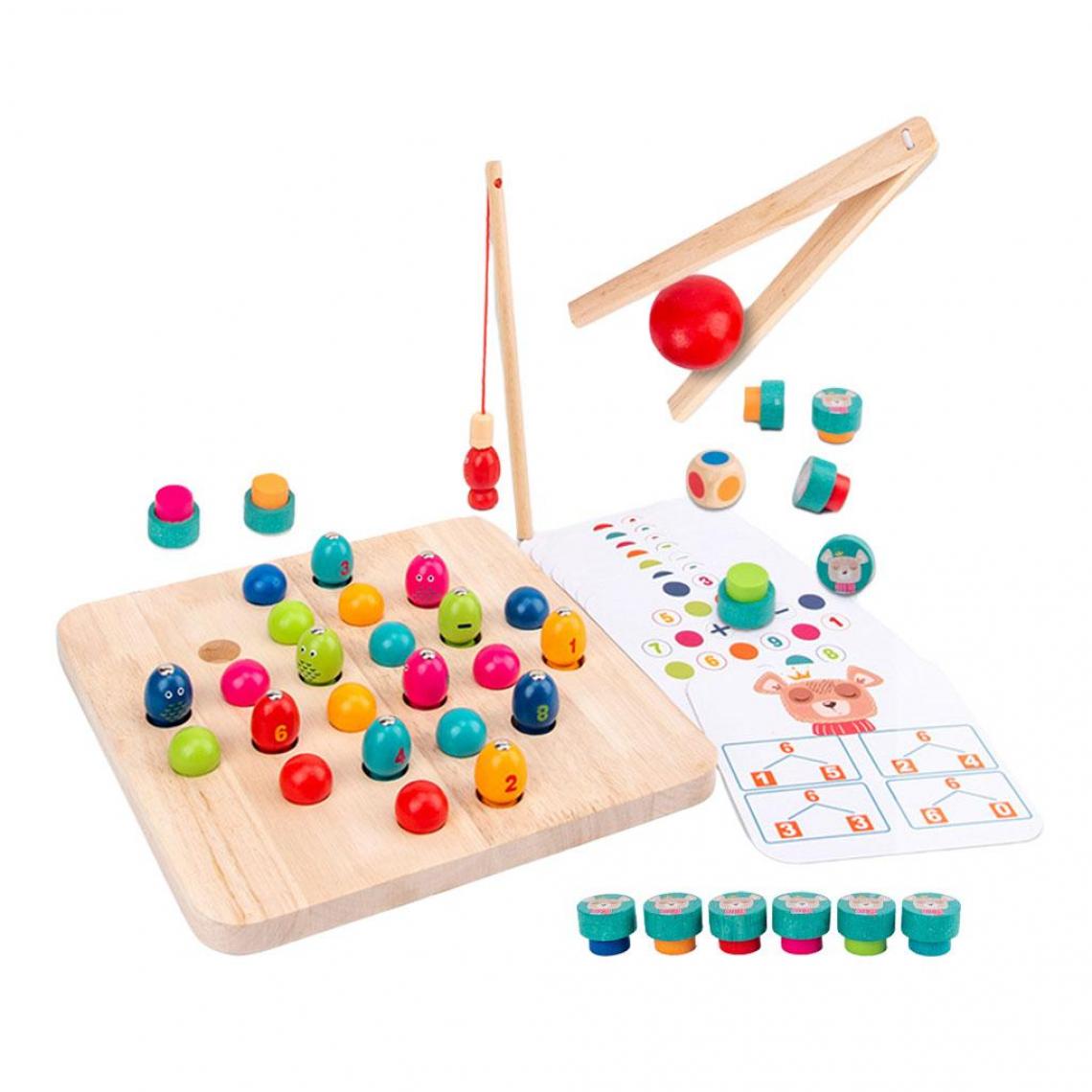 marque generique - Jouet éducatif d'échecs de mémoire de jouet de pêche d'enfants - Maisons de poupées
