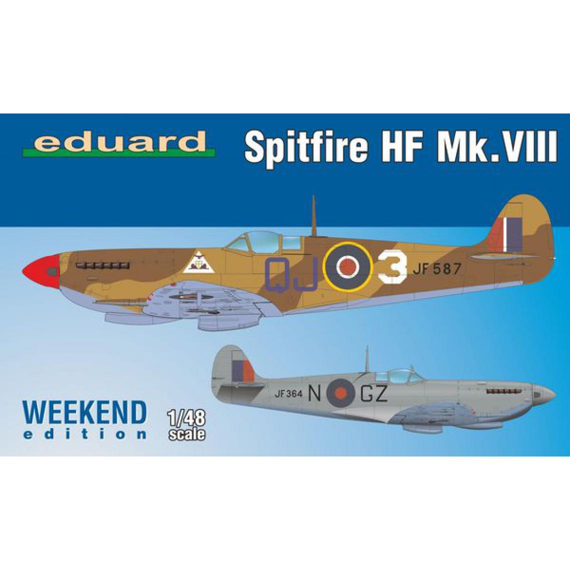 Eduard - Spitfire HF Mk.VIII, Weekend Edition - 1:48e - Eduard Plastic Kits - Accessoires et pièces