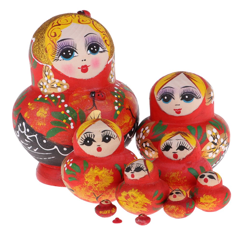 marque generique - poupées russes gigognes en bois - Poupons