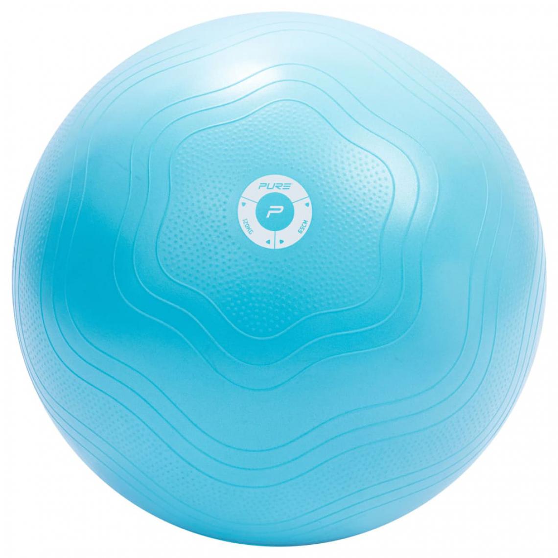 Pure 2 Improve - Pure2Improve Ballon d'exercice 65 cm Bleu clair - Jeux de balles