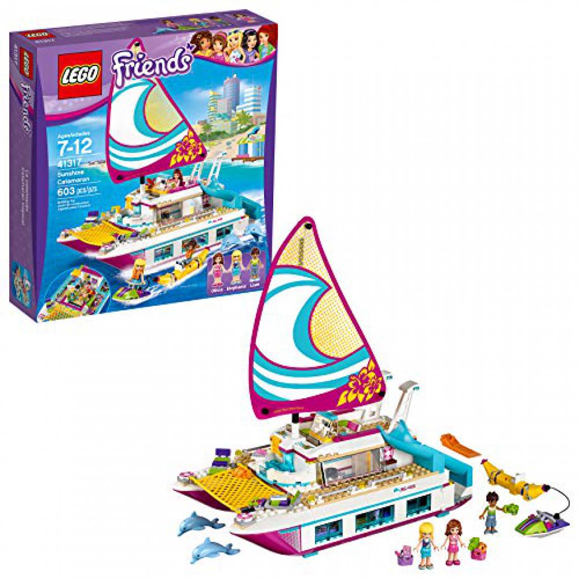 Lego - LEgO Friends Sunshine Catamaran 41317 Kit de construction (603 pièces) - Briques et blocs