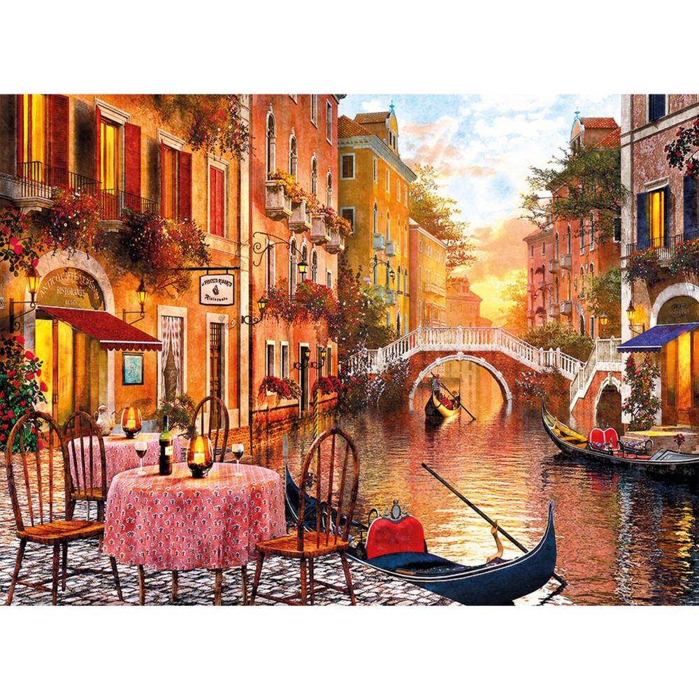 Clementoni - Puzzle 1500 pièces : Venise au crépuscule - Animaux