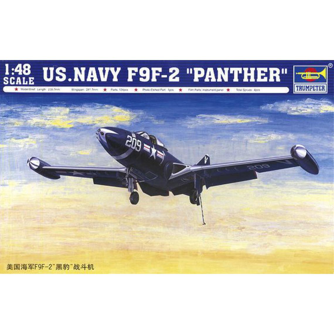 Trumpeter - F9F-2 ''Phanter'' US Navy - 1:48e - Trumpeter - Accessoires et pièces