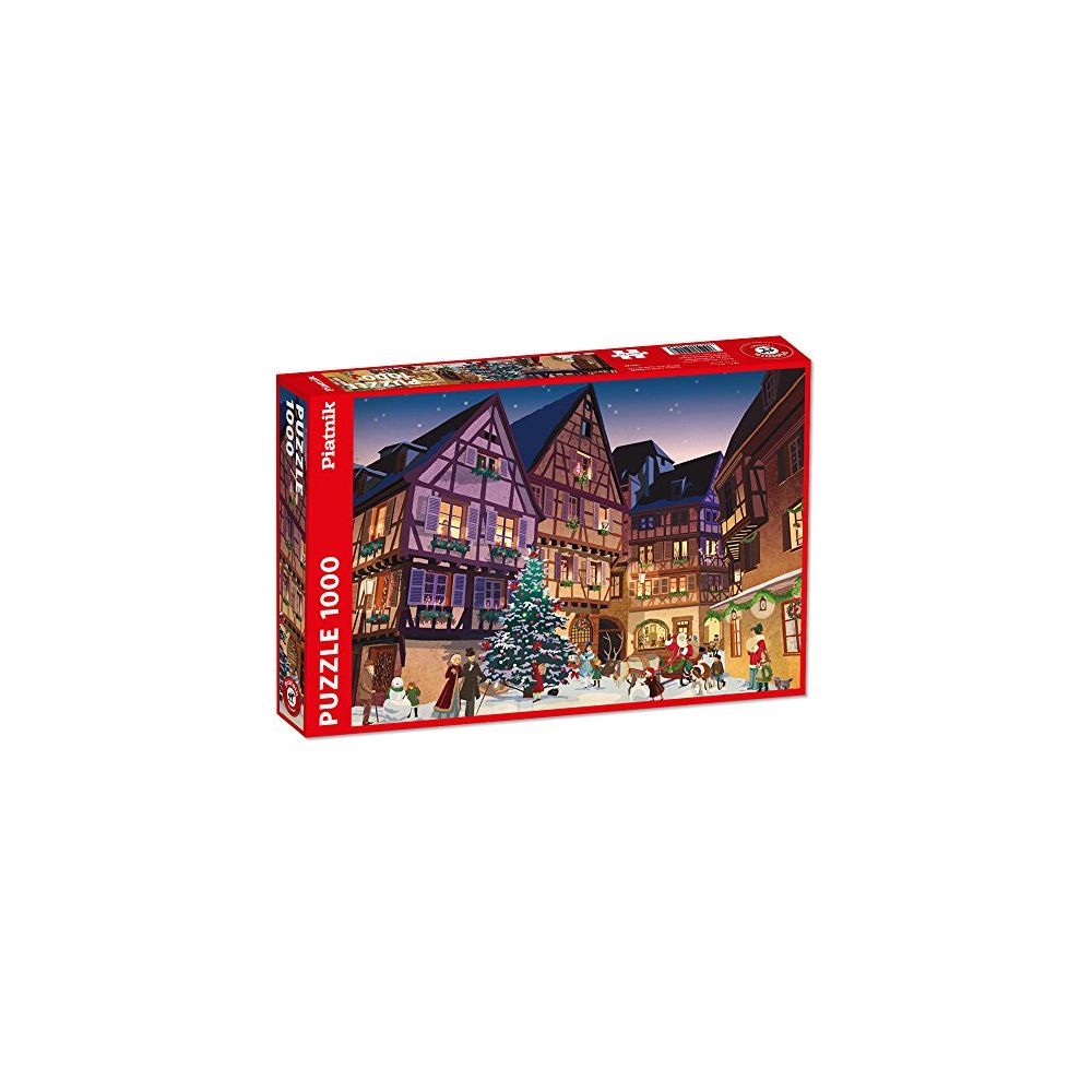 Piatnik - Piatnik Vintage Christmas Village Puzzle Jigsaw (1000 Piece) - Accessoires Puzzles