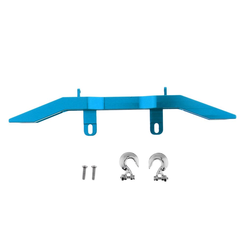 marque generique - Pare-chocs avant 1:16 avec crochet pour WPL B14 B24 B16 B36 Bleu - Accessoires et pièces