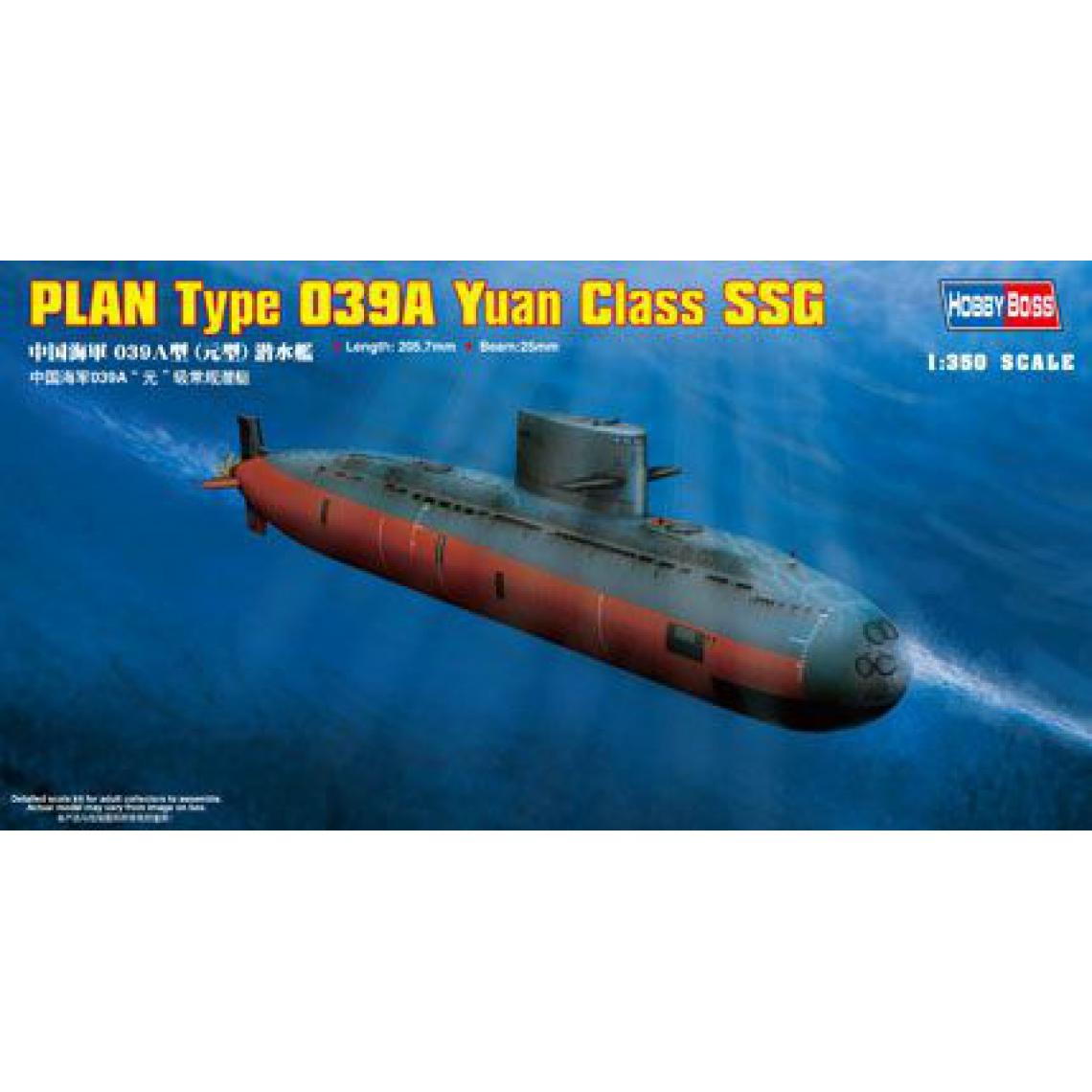 Hobby Boss - PLAN Type 039A Yuan Class Submarine - 1:350e - Hobby Boss - Accessoires et pièces