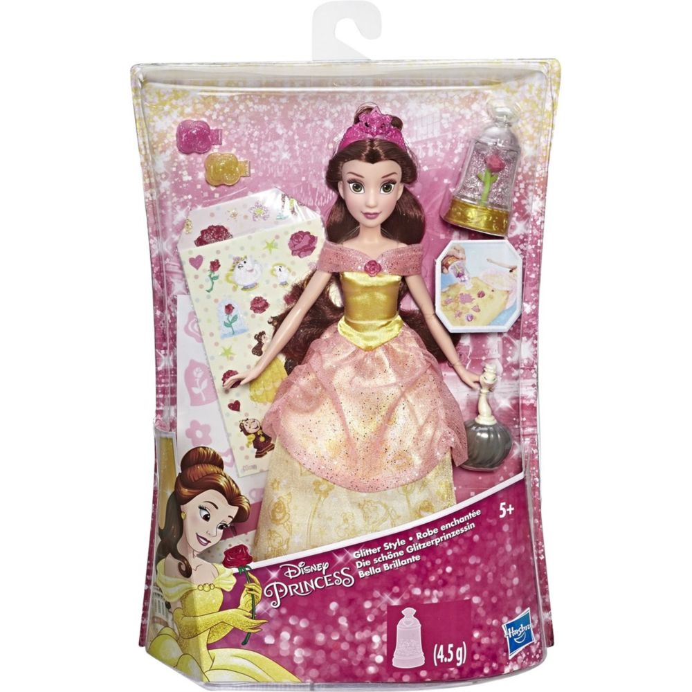 Disney Princesses - Poupée belle et sa robe enchantée - Poupées