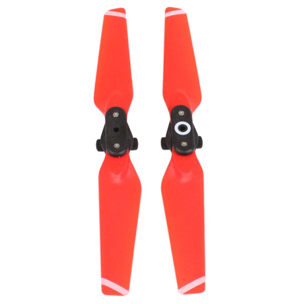 marque generique - 1 paire 4730F CW / CCW Blades Quick-release Folding Props pour DJI Spark Red - Accessoires et pièces