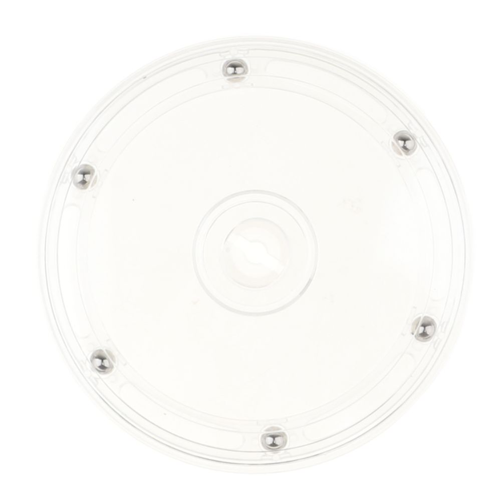 marque generique - 5 '' tourne-disque acrylique rotatif présentoir pour montres jewelries - effacer - Voitures
