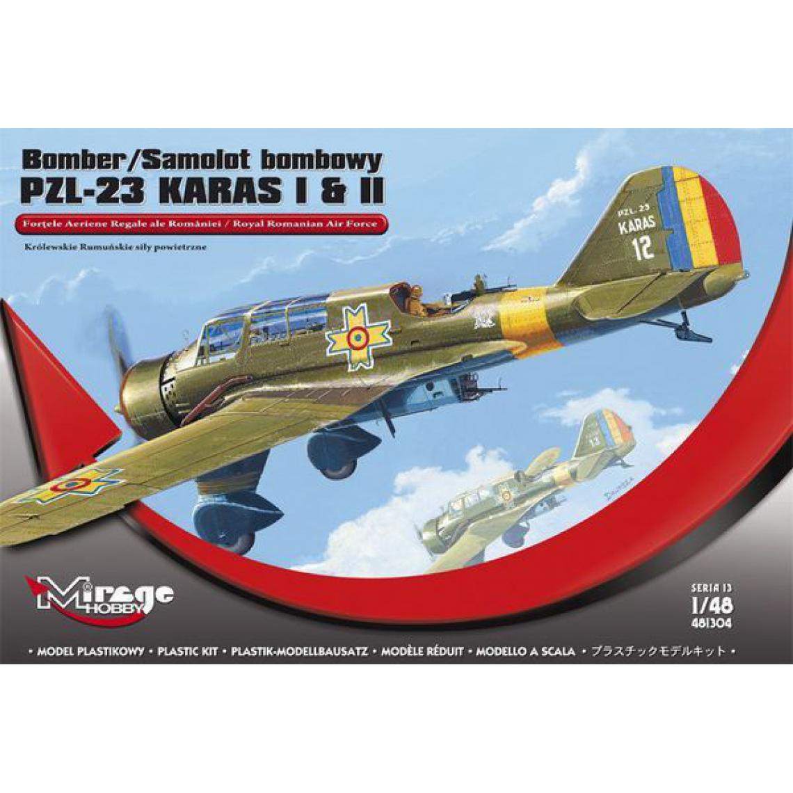 Mirage Hobby - Bomber PZL-23 KARAS I & II - 1:48e - Mirage Hobby - Accessoires et pièces