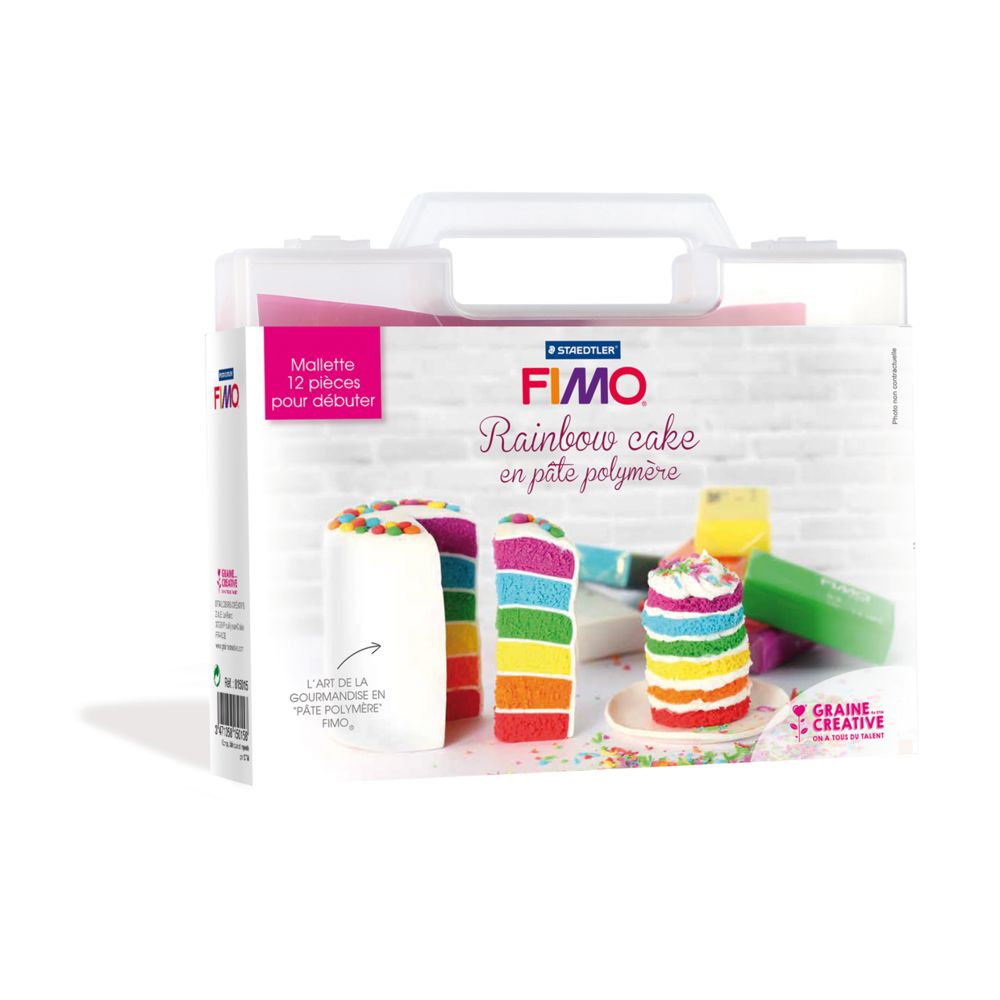 Fimo - Mallette de création Rainbow Cake Fimo et accessoires - Fimo - Modelage