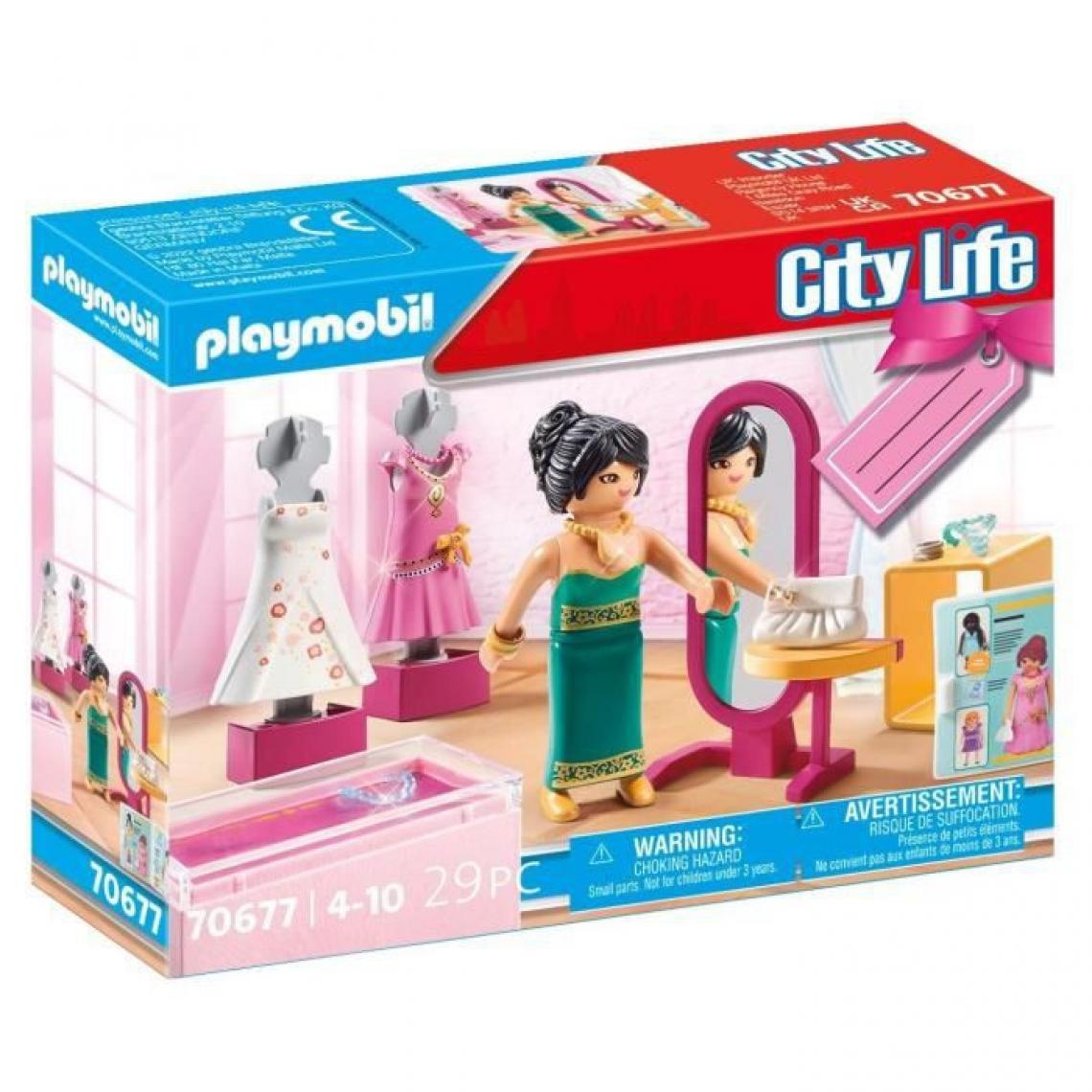 Playmobil - PLAYMOBIL - 70677 - Set cadeau Boutique de mode - Playmobil
