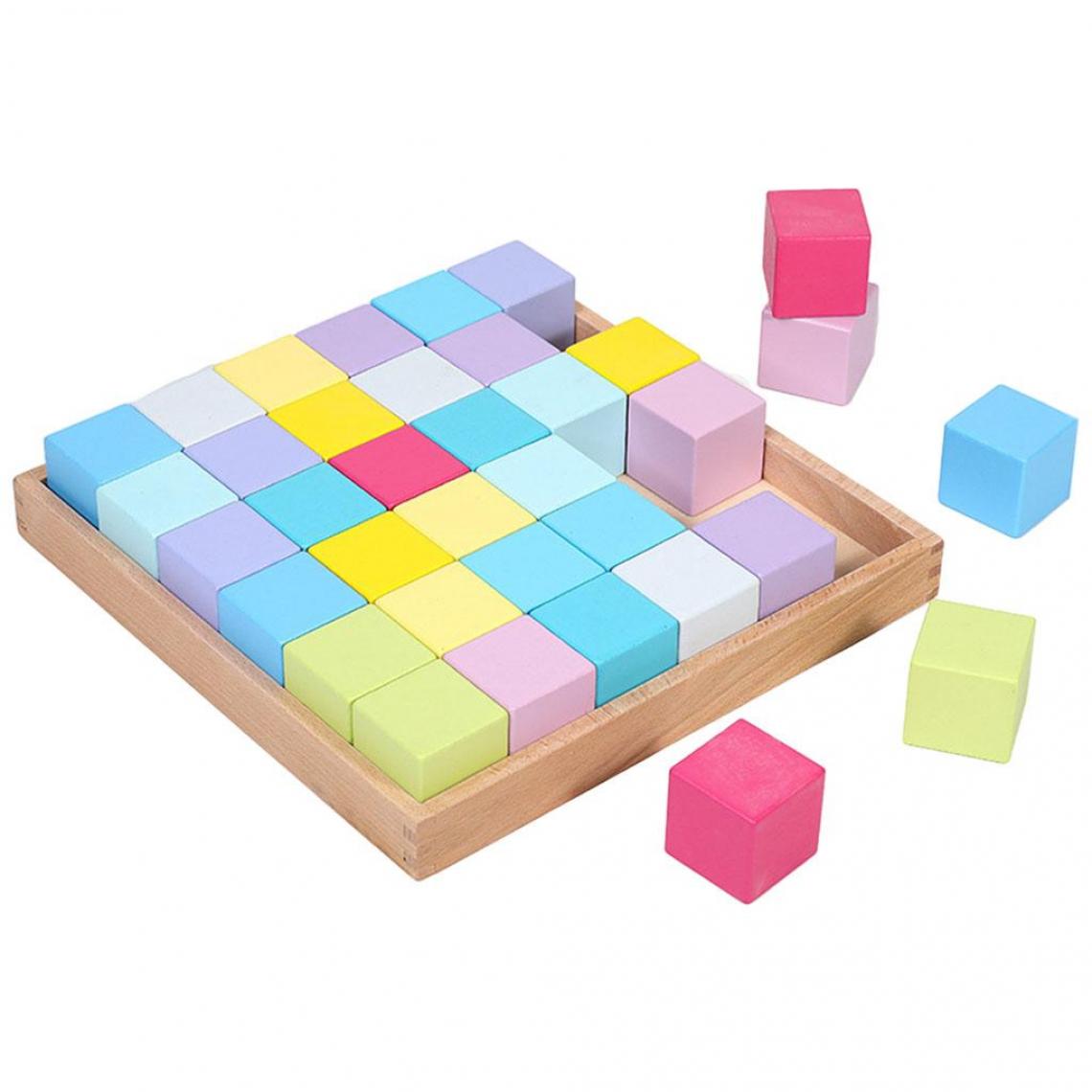 marque generique - bois empilage bâtiment tri blocs jouets - Jeux éducatifs