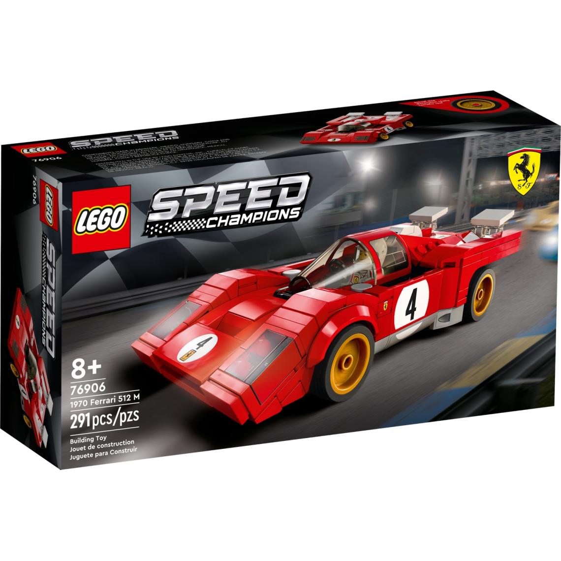 Lego - Lego 76906 - Speed Champions 1970 Ferrari 512 M - Briques et blocs