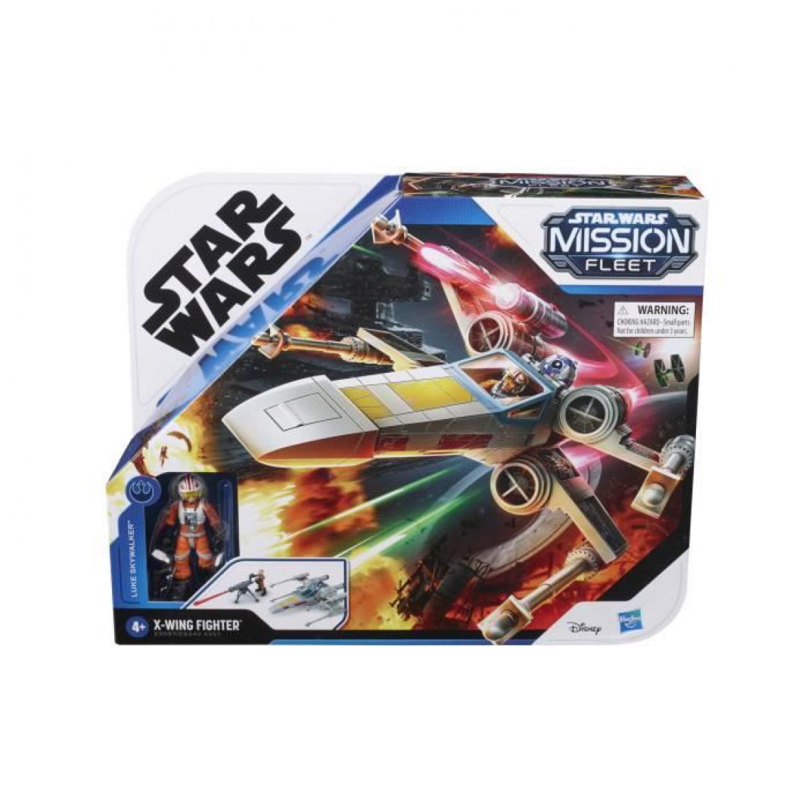 Hasbro - Star Wars Mission Fleet – Figurine Luke Skywalker et véhicule chasseur X-wing - 6 cm - Radios et servos